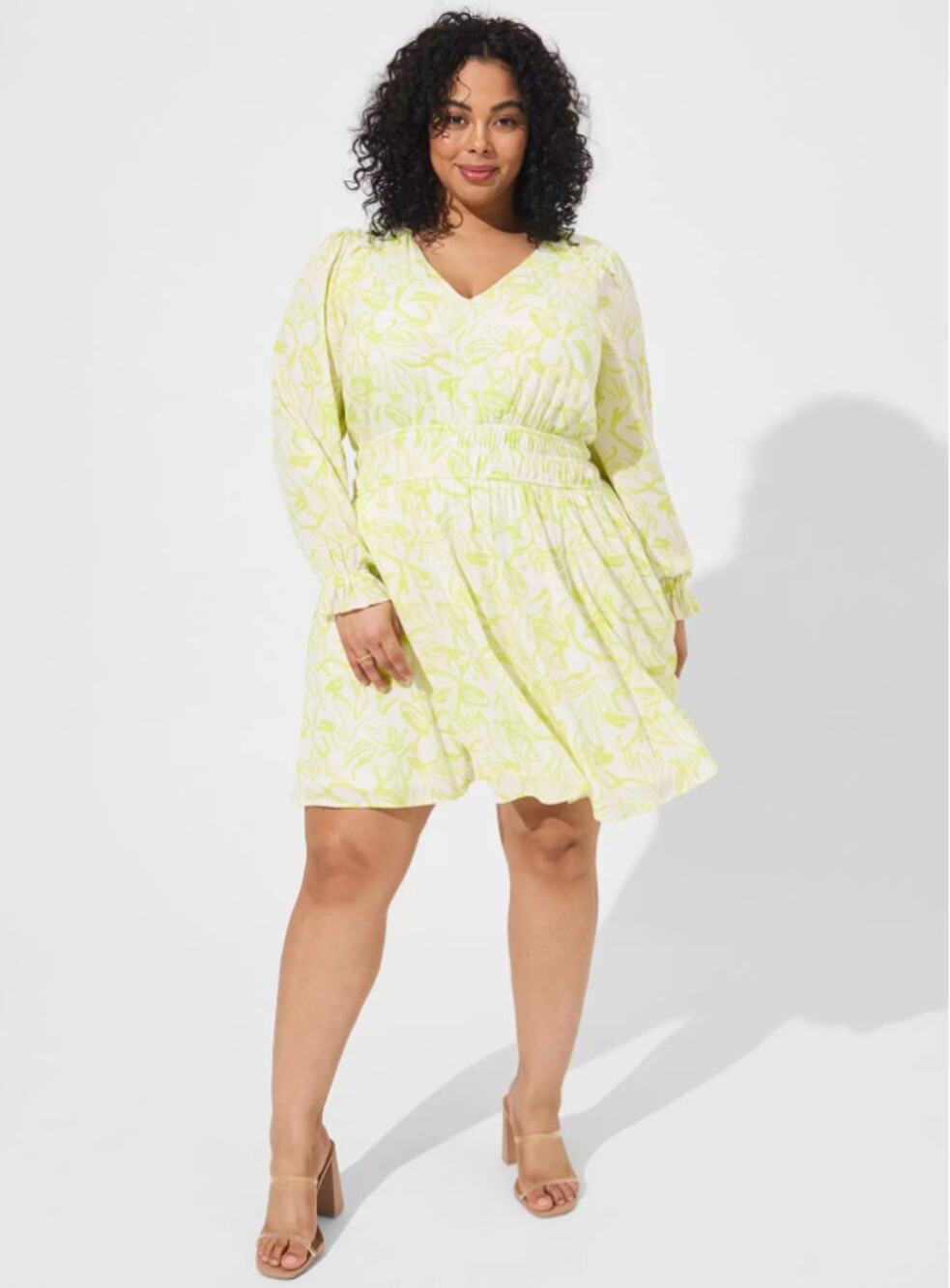 Torrid Mini Wash Gauze Wide Waist Skater Dress 00
